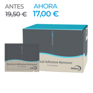 Toallitas limpiadoras de adhesivo