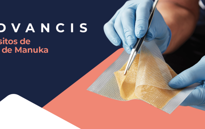 ADVANCIS. Apósitos de miel de Manuka.